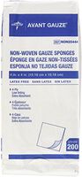 Medline Avant Gauze, Non-Woven and Non-Sterile Sponges, 4 X 4 Inch, 200 Count