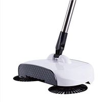 Brush Sweeping Machine Household Cleaner Automatic Push Sweeper Broom Without Electricity, Push Type Hand Push Magic Broom Dustpan Handle Household Cleaning (10)