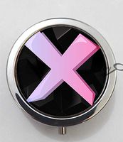 BlackKey Letter X 3-Compartment Decorative Pocket Gift Box Case Organizer for Pill, Color 1 -1450