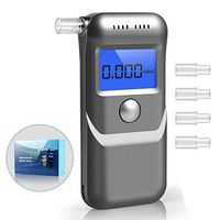 Breathalyzer, Portable Breath Alcohol Tester with LED Screen 3 Colors LCD Display