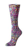 Cutieful Therapeutic Graduated 10-18 mmHg Compression Socks (60's Peace)