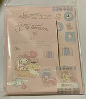 Sanrio Characters Letter Set 12 Writing Paper + 6 Envelopes + 7 Stickers Stationary Japan (Kitten cat)