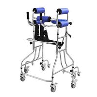 Lightweight Walking Mobility Aid - Seniors Folding Standard Walking Frame - Adjustable Height-Locking Swivel Wheels - 8 Wheels Rising Aid Stable to Prevent Rollover (Size : STYLE2)