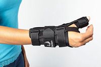Wrist Brace with Thumb Stabilizer - Support for De Quervains, Sprains, Arthritis, and Bursitis Pain - Lightweight, Hypoallergenic Wrist/Thumb Spica by BioSkin (XLarge-XXLarge (Right))