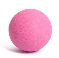 Arctic star Sport Fitness Foot Massage Ball Yoga Peanut Ball Muscle Relax Fascia Ball Pinch Hedgehog Tennis (Pink)