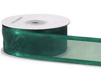 Hunter Wired Satin Edge Sheer 1-1/2"x25 yds 100% Nylon Ribbon (5 Spools) - WRAPS-19319