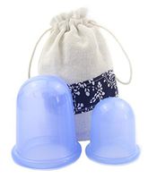 Suction Cup Massage Silicone Anti Cellulite Chinese Vaccum Cupping Set for Body Massager at Home,1x L Size and 1x M Size
