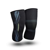 BFVV Knee Brace for Men Women Compression Knee Sleeves Non-Slip for Running, Hiking, Soccer, Basketball Support for Running, Pain Management, Arthritis Pain, Post Surgery Recovery-One Pair (L)