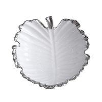 Bowl Tableware Fruit Plate Snack Plate Dried Fruit Plate Ceramic Fashion Home Modern Fruit Plate Creative Craft Decoration Fruit Plate (Color : White, Size : 18 16 6cm) Hotel tableware home noodle