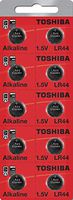 TOSHIBA LR44 LRV08 12V ALKALINE BATTERY 1PACK (10PCS) Batteries
