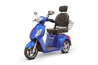 Ewheels 3-Wheel Scooter with Electromagnetic Brakes Blue