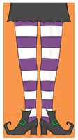 Mesafina Guest Napkins Halloween"Witch Boots" 32 Count
