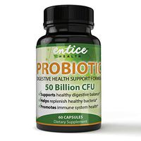 Probiotic 50 Billion CFU, Delay Release, Shelf Stable Probiotic with Prebiotics. Probiotic with Acidophilus. Best Probiotics for Women & Men