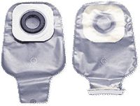 Hollister Premier One-Piece Drainable Pouch with Pre-Cut Convex Karaya 5 Skin Barrier, Clamp Closure and Tape Border 2-1/2" Pouch Size (Box of 10 Each)