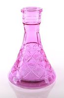 SALE NEW PINK LARGE PYRAMID VASE Hookah Shisha Narguile for Water Smoking Pipe