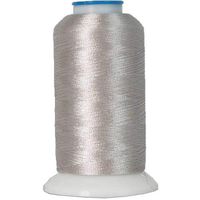 Threadart Polyester Machine Embroidery Thread By the Spool - No. 414 - Silver Grey - 1000M - 40wt - 220 Colors Available