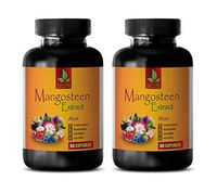 Brain Support Supplement for Men - Mangosteen Extract - Powerful ANTIOXIDANTS - Weight Loss - Natural - Mangosteen Tablets - 2 Bottles (120 Capsules)