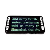 5.0 Inch Handheld Portable Mobile Electronic Reading Aid Video Digital Magnifier for Low Vision - Ideal Aide for Reading, Writing, Viewing Maps, Books - Handheld Digital Tool (Black)