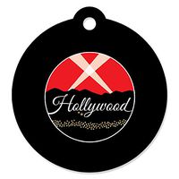 Red Carpet Hollywood - Movie Night Party Favor Gift Tags (Set of 20)