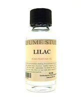 Lilac Perfume Oil for Perfume Making, Personal Body Oil, Soap, Candle Making & Incense; Splash-On Clear Glass Bottle. Premium Quality Undiluted & Alcohol Free (1oz, Lilac Fragrance Oil)
