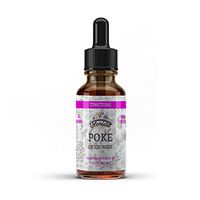 Poke Tincture, Organic Poke Extract (Phytolacca Americana) Dried Root, Non-GMO in Cold-Pressed Organic Vegetable Glycerin, Florida Herbs Supplements