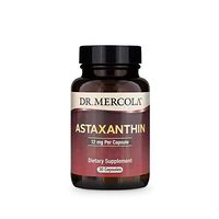 Dr. Mercola, Organic Astaxanthin Dietary Supplement Capsules, 12mg, 30 Servings (30 Capsules), Antioxidant, Non GMO, Soy Free, Gluten Free
