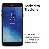 Samsung Galaxy J7 Crown (SM-S767VL) Tracfone Pre-Paid - 16GB / Black (Renewed)