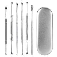 6pcs Ear Curette Earwax Removal with Storage Box