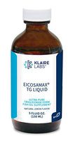 Klaire Labs Eicosamax TG Liquid - Triple Strength, Purity Tested Omega 3 Triglyceride Fish Oil, 1400 Milligrams EPA / 925 Milligrams DHA, Lemon Flavor for No Fishy Burps (30 Servings, 5 Fluid Ounces)
