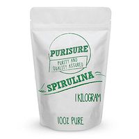 Spirulina Powder 1kg (333 Servings) | Super Food | Vegan Protein Source | Vitamin, Minerals, and Carotenoids | Antioxidant | Anti Inflammatory | Helps Protect Heart and Liver