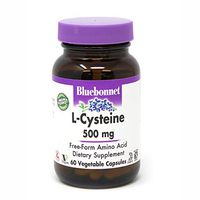 Bluebonnet L-cysteine 500 Mg Vitamin Capsules, 60Count
