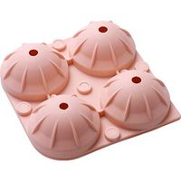 Frog Fun Clearance.Sale | Silicone Whiskey Ice Cube Ball Maker Mold Sphere Mould Party Bar Tray Round (Pink)