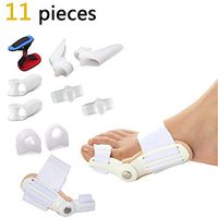 Hallux Valgus Correction Set Of 11 Pcs Thumb Valgus Set Amazon Correction Set Thumb Toe Set, Bunion Corrector & Bunion Relief Kit - Cure Pain in Big Toe Joint, Treat and Prevent Hallux Valgus