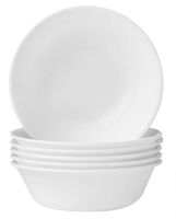 Corelle Soup/Cereal Bowls Set (18-Ounce, 6-Piece, Winter Frost White)