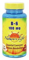 Vitamin B-6 100mg Nature's Life 100 Tabs