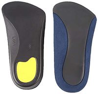 Arch Support Shoes Inserts for Men and Women, 3/4 Length Orthotic Insoles for Flat Feet, Plantar Fasciitis (S)
