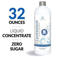 Liquid Ionic Potassium Supplement (32oz) Metabolic Function, Muscle Energy, Immune System. Zero Calroies. Zero Sugar. Keto Friendly. by Eniva Health.