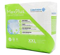 LiveAnew Pull-on Disposable Underwear for Adult Women (XX-Large 1 Bag)