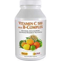 Andrew Lessman Vitamin C 500 Plus B-Complex 180 Capsules – Non-Acidic Vitamin C Plus Citrus Bioflavonoids for Immune System and Anti-Oxidant Support. Easy-to-Swallow Capsules. No Additives