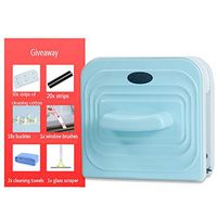 LXLTL Magnetic Glass Cleaner, Double Side Window Cleaner, Glider Washing Brush Equipment Glass Wiper Cleaning Tool for High-Rise and Car Glazed Windows Thickness,Blue