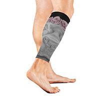 Calf Guard Sleeves Hippo and Wreath Sports Calves Guards Sleeves for Running, Basketball, Baseball, Football