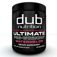 Ultimate Pre Workout |by dub Nutrition Supplements| (Watermelon) Top Rated Energy Pump Formula, Low Carbs, Muscle Builder, Nitric Oxide Boost, Beta Alanine, BCAA, Citrulline, L-Arginine