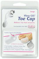 PediFix Visco-gel Toe Cap, Large (Pack of 2)