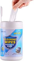 100 Pcs Disinfectant Wipes Portable Alcohol Wet Wipes Antiseptic Cleaning Wipes for Phone, Toys, Home, Office (1 Pack)
