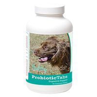 Healthy Breeds Dog Probiotic & Digestive Support Tablets for Sussex Spaniel - Over 200 Breeds - for Gas Diarrhea & Constipation - 60 Chewable Tablets