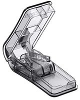 Fullicon Pill Cutter for Small Pills, Tablet Splitter, Safety Medicine Slicer,Medication Vitamin Divider Cutting Drugs Cleanly (Star Grey)