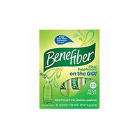 Benefiber Fiber Sugar-Free On the Go Stick Packs, Unflavored, 28 ea (Pack of 5)