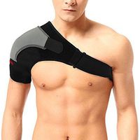 Shoulder Brace, Adjustable Shoulder Support with Pressure Pad for Injury Prevention, Sprain,Soreness,Tendinitis, and Bursitis (Right)