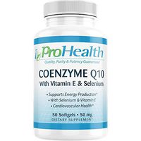 ProHealth Coenzyme Q10 with Vitamin E and Selenium (50 mg, 50 Small softgels)