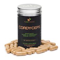 Cordyceps Mushroom, 60 Capsules, 500mg Each, AMPK Activator, Energy Support, Immune Assist, Hot Water Extract, Wood Grown, Fruiting Bodies, 30% Beta-D-Glucans, Yartsa Gunbu, Caterpillar Fungus